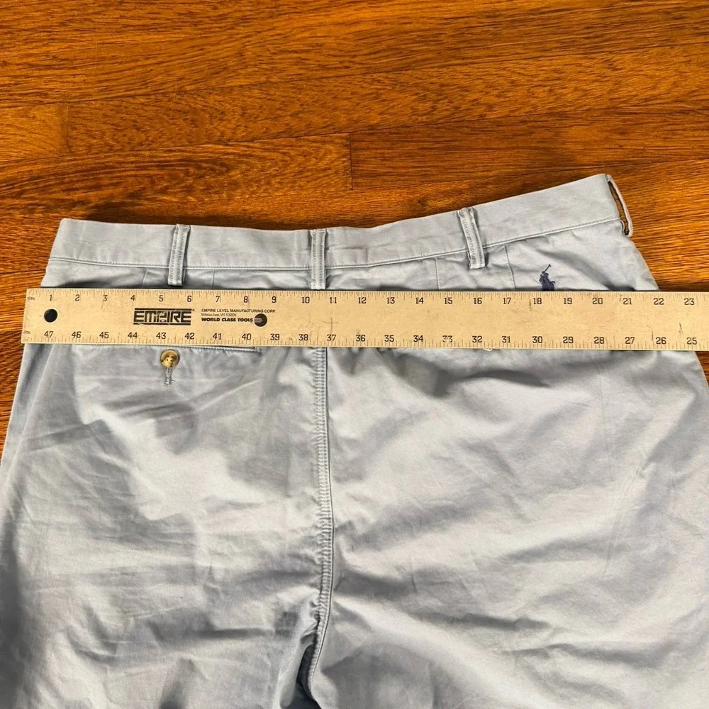 Polo Ralph Lauren Flat-Front Stretch Classic Fit Chino Shorts blue Size 40